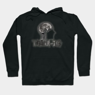 lunar tic lunatic moon enthusiast inspired design Hoodie